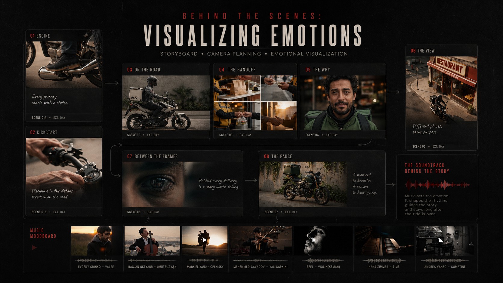 Storyboard preview for Behind the Scenes: Visualizing Emotions